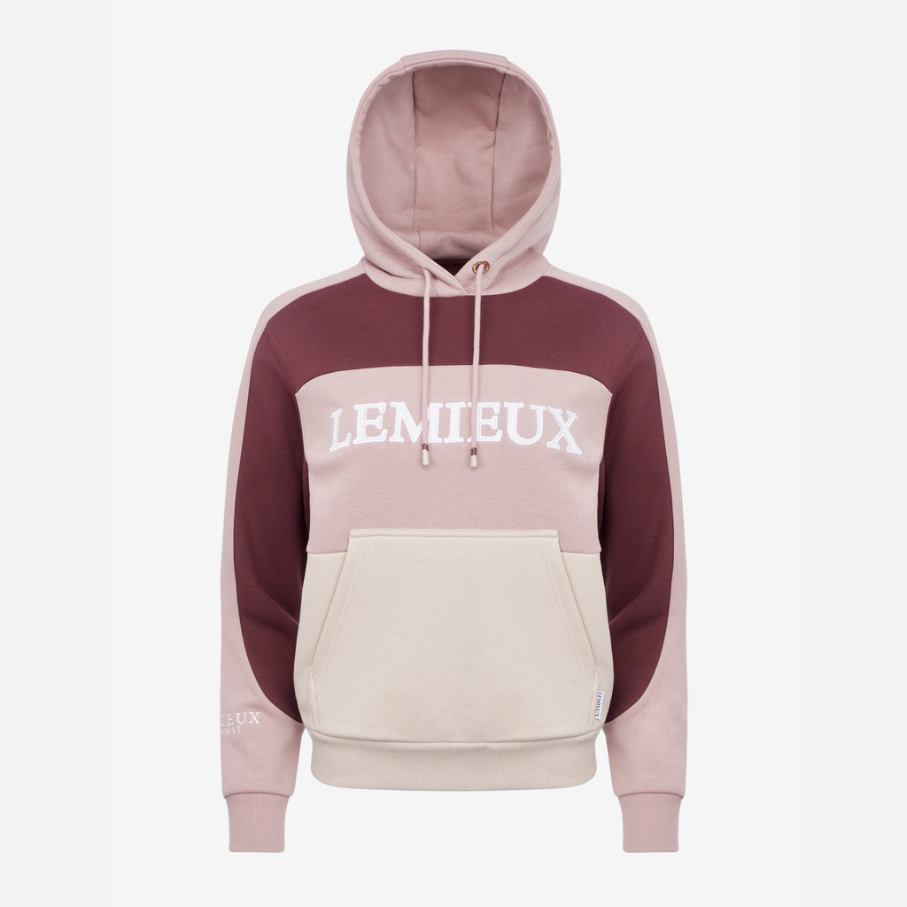 LeMieux Ladies Kadie Colour Block Hoodie - Wild Rose