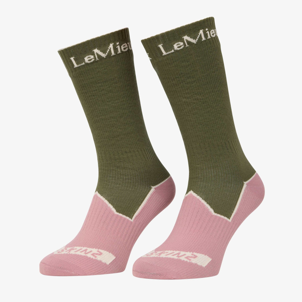 LeMieux x Sealskinz Waterproof Socks - Olive
