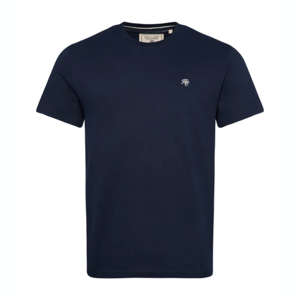 Holland Cooper Mens Crew Neck T-Shirt - Ink Navy