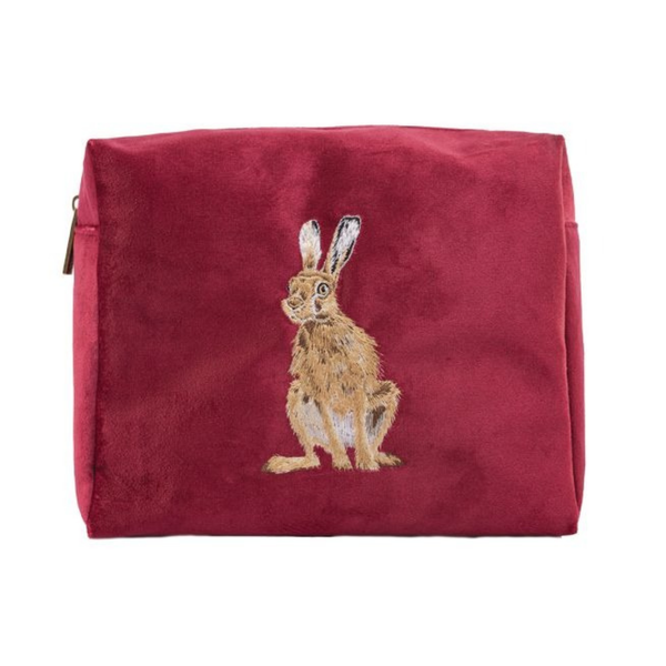 Wrendale Hare Cosmetic Bag - Golden Hour