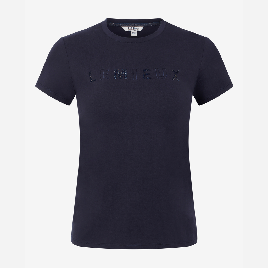 LeMieux Ladies Brilliance T-Shirt - Navy