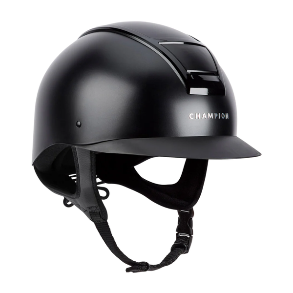 Champion Insight Round Peaked Helmet - Matt Black
