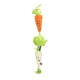 Petface Foodie Faces Christmas Veggie Tugger Plush and Rope Dog Toy