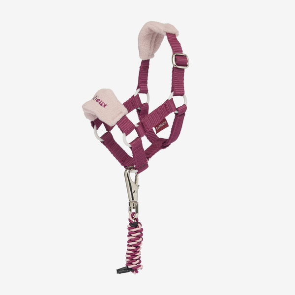 LeMieux Toy Pony Vogue Headcollar & Leadrope - Blackberry