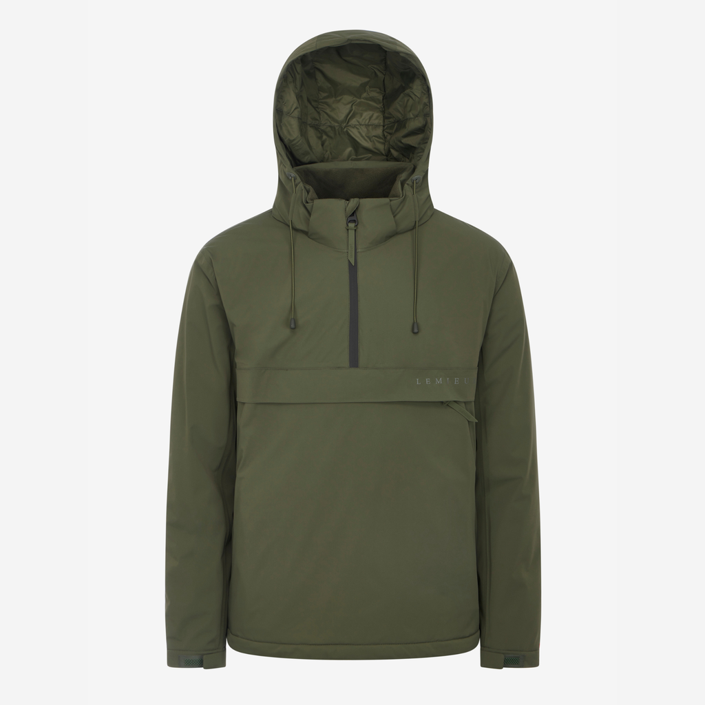 LeMieux Mens Waterproof Anorak - Olive