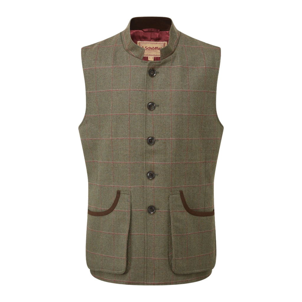 Schoffel Mens Holcot Tweed Waistcoat - Lochlane Tweed