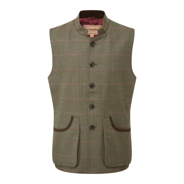 Schoffel Mens Holcot Tweed Waistcoat - Lochlane Tweed