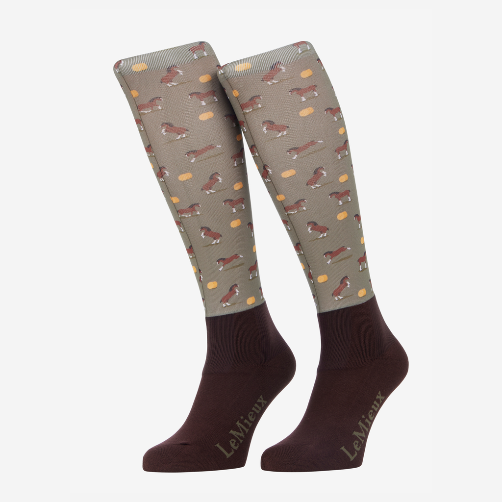 LeMieux Footsie Socks - Clydesdale/Willow