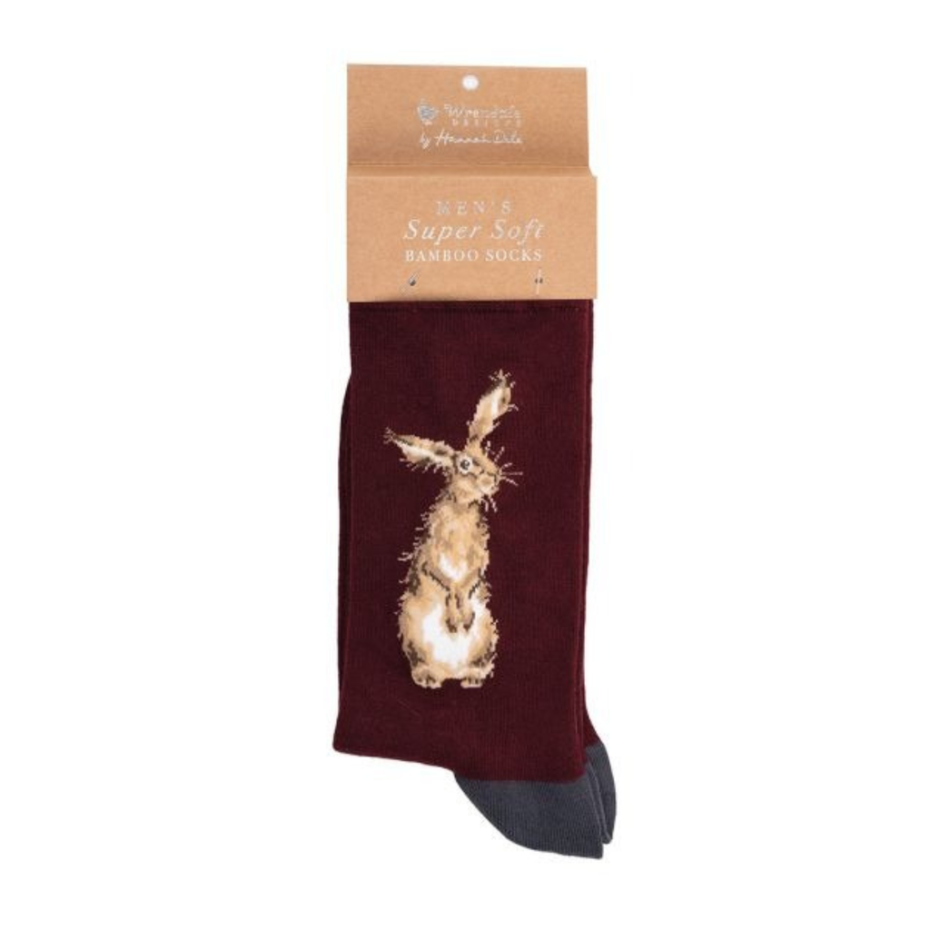Wrendale Mens Sock - The Hare