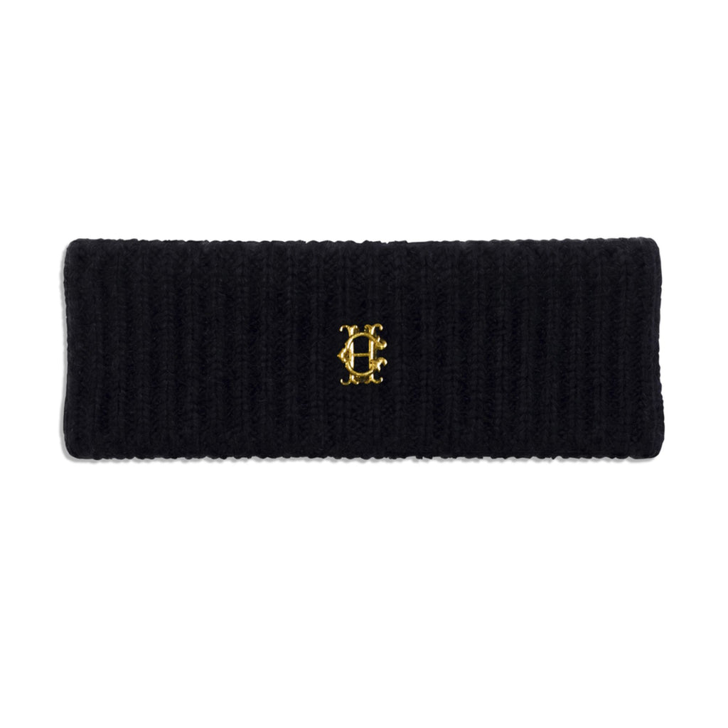 Holland Cooper Ladies Knitted Headband - Black