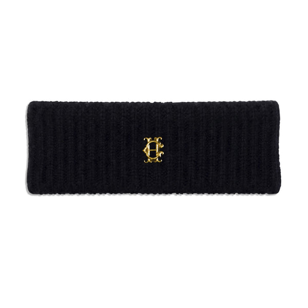 Holland Cooper Ladies Knitted Headband - Black