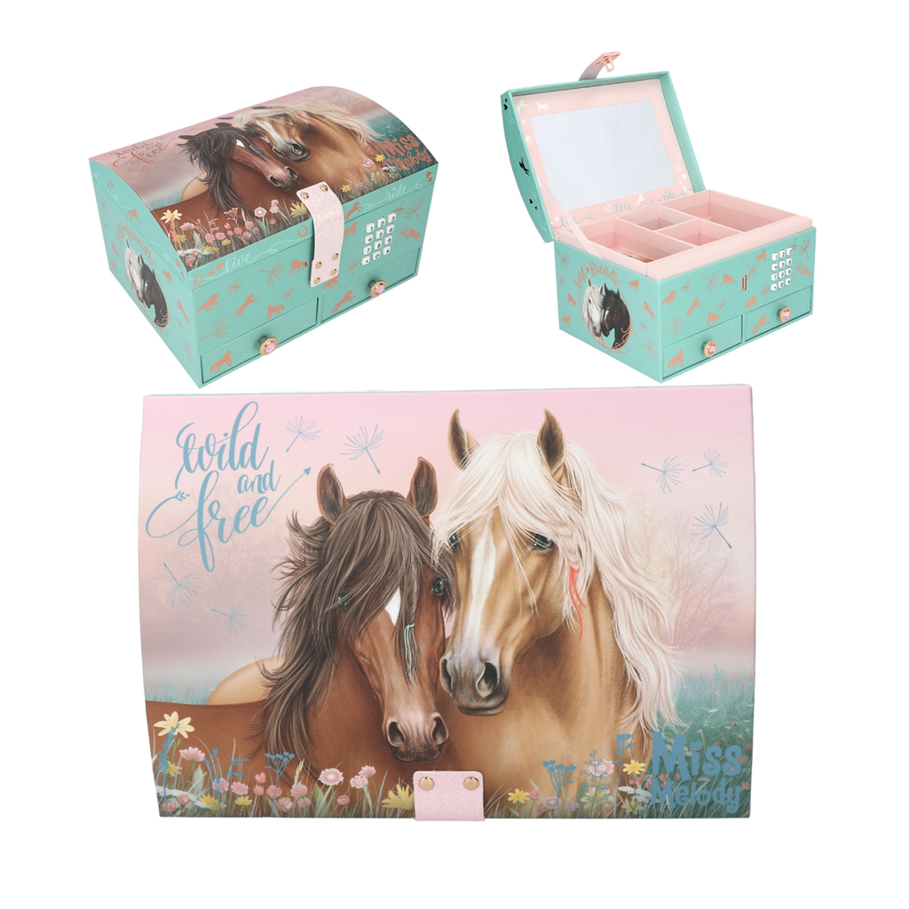 Miss Melody Big Jewellery Box With Code And Sound