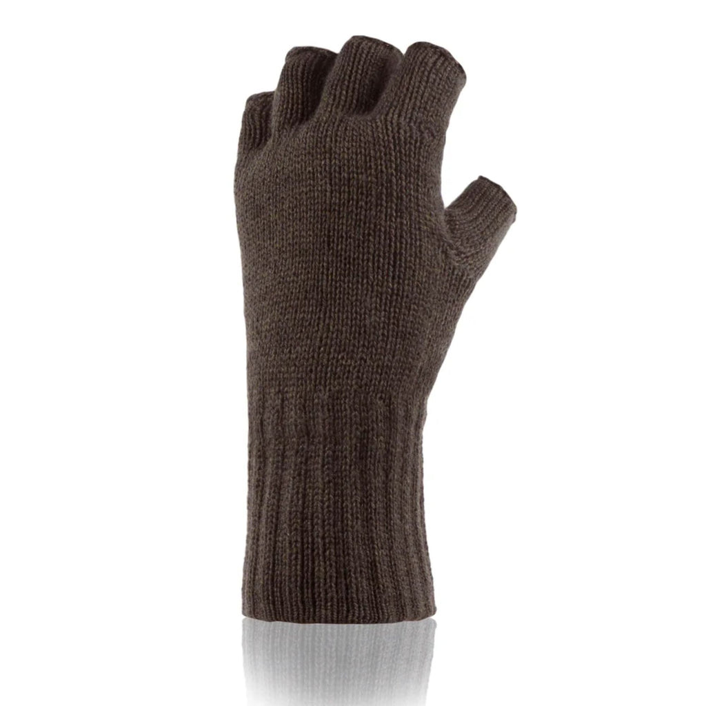 Heat Holders Mens Skala Fingerless Gloves - Forest Green