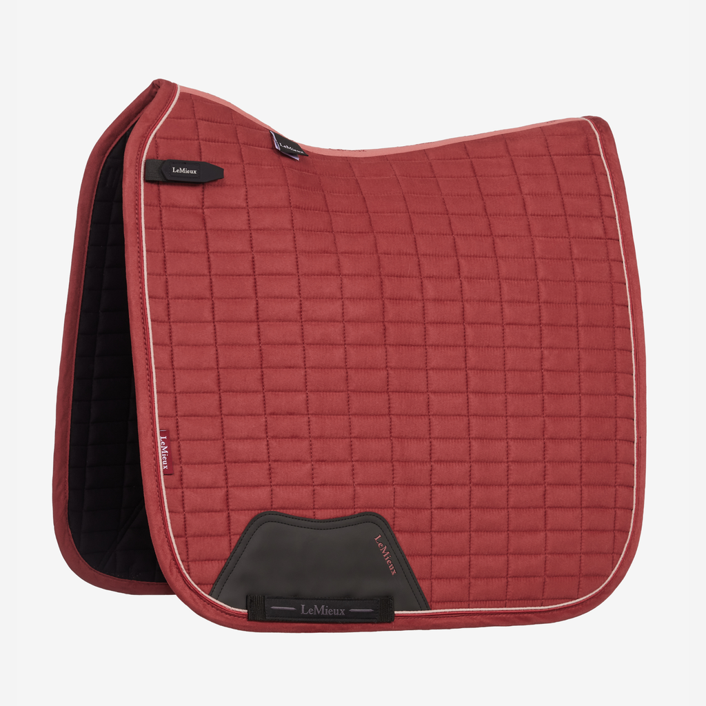 LeMieux Suede Dressage Square - Russet