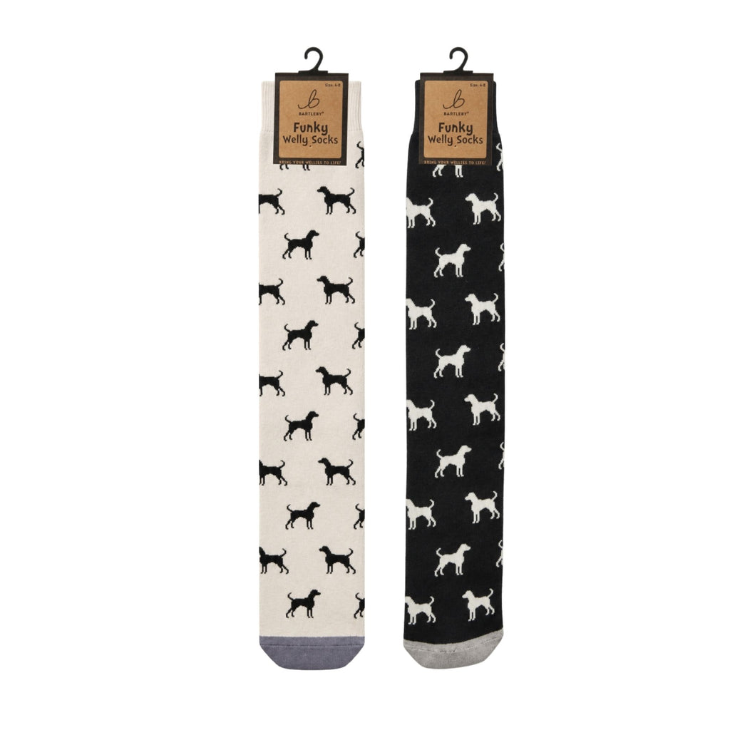 Bartleby Mens Welly Socks - Dogs