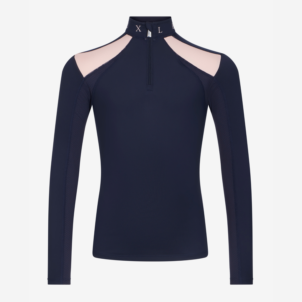 LeMieux Young Rider Mia Mesh Base Layer - Navy