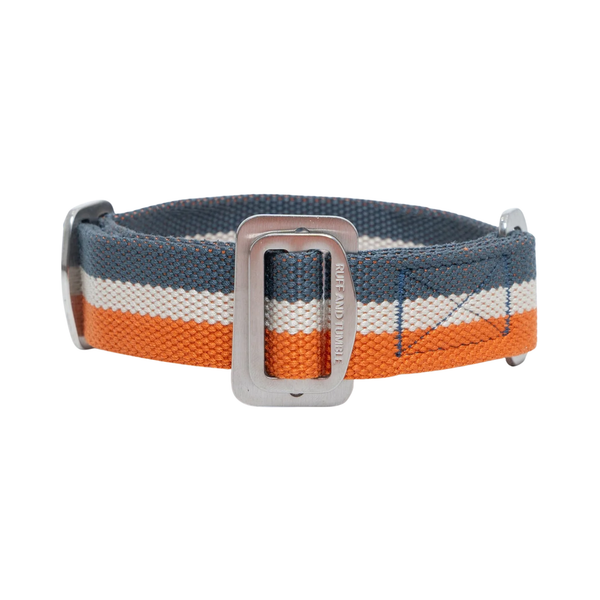 Ruff & Tumble All-Terrain Collar - Navy/Amber