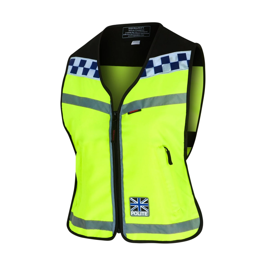 Equisafety Polite Waistcoat - Yellow