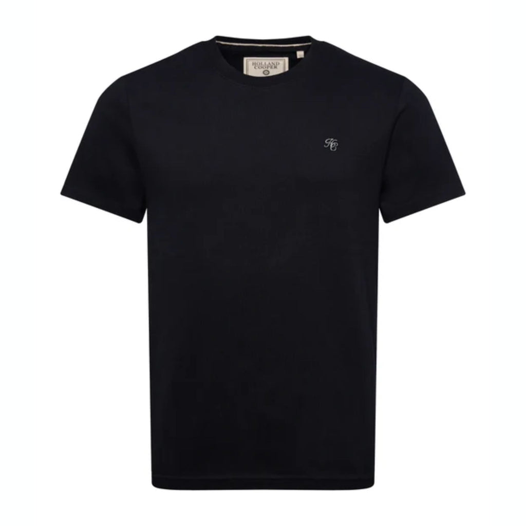 Holland Cooper Mens Crew Neck T-Shirt - Black