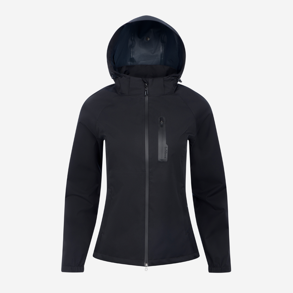 LeMieux Ladies Athena Waterproof Lightweight Jacket - Black