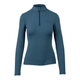 Woof Wear Ladies Long Sleeve Tech Riding Shirt - Petrol Blue