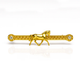 Equetech Showing Horse Tie / Stock Pin - Gold