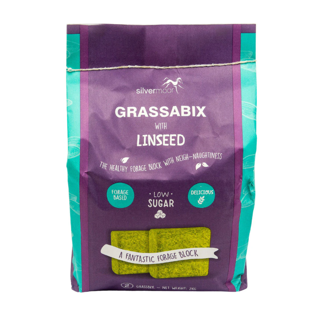 Silvermoor Grassabix with Linseed - 2 Pack