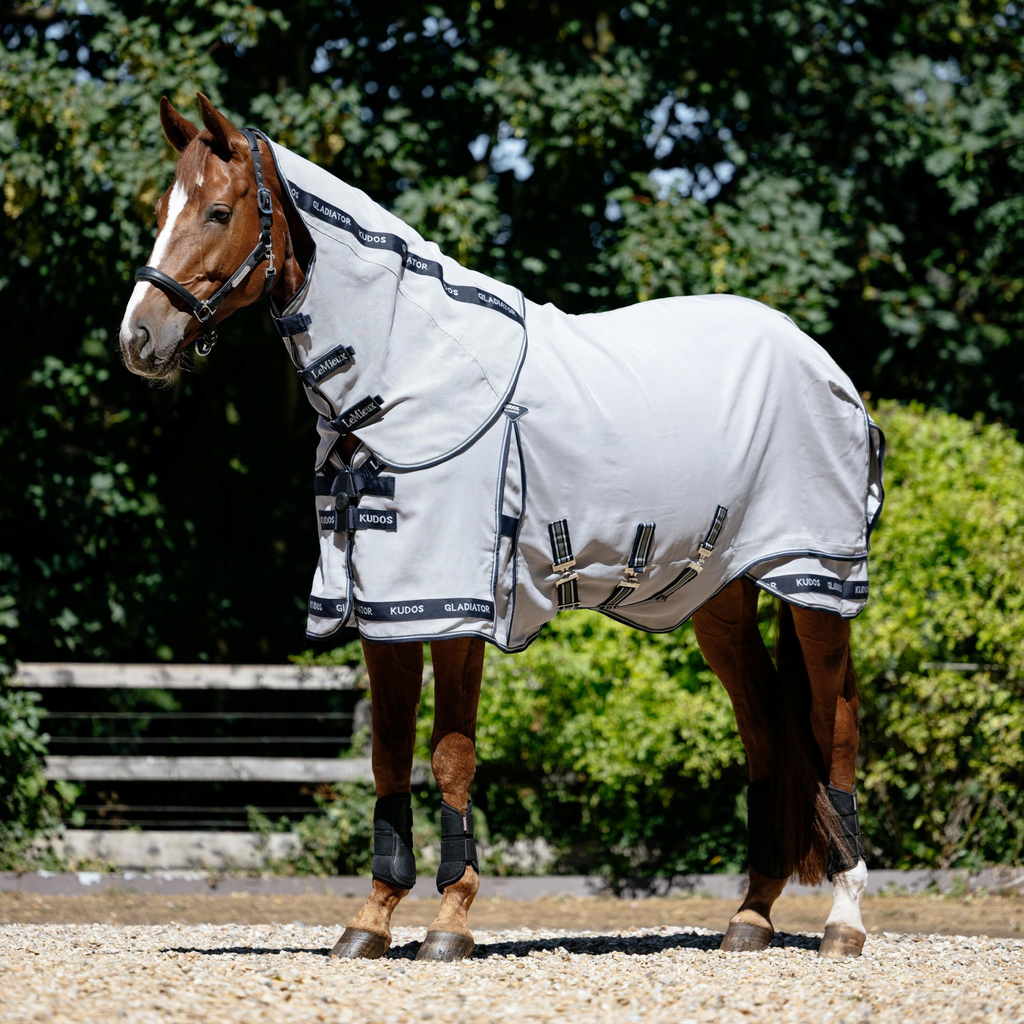 LeMieux Kudos Gladiator Fly Rug - Grey