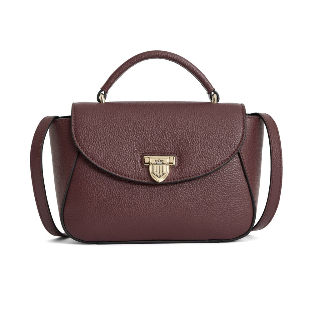 Fairfax & Favor Mini Blenheim Handbag - Port Leather