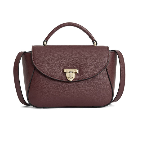 Fairfax & Favor Mini Blenheim Handbag - Port Leather