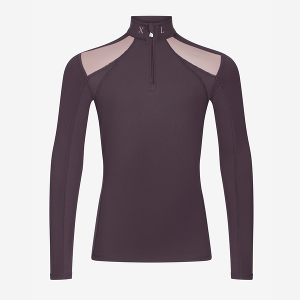 LeMieux Young Rider Mia Mesh Base Layer - Cocoa