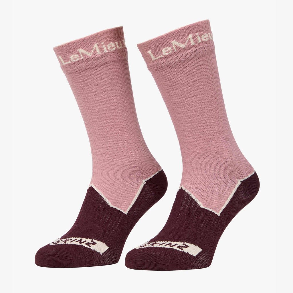 LeMieux x Sealskinz Waterproof Socks - Dusty Pink