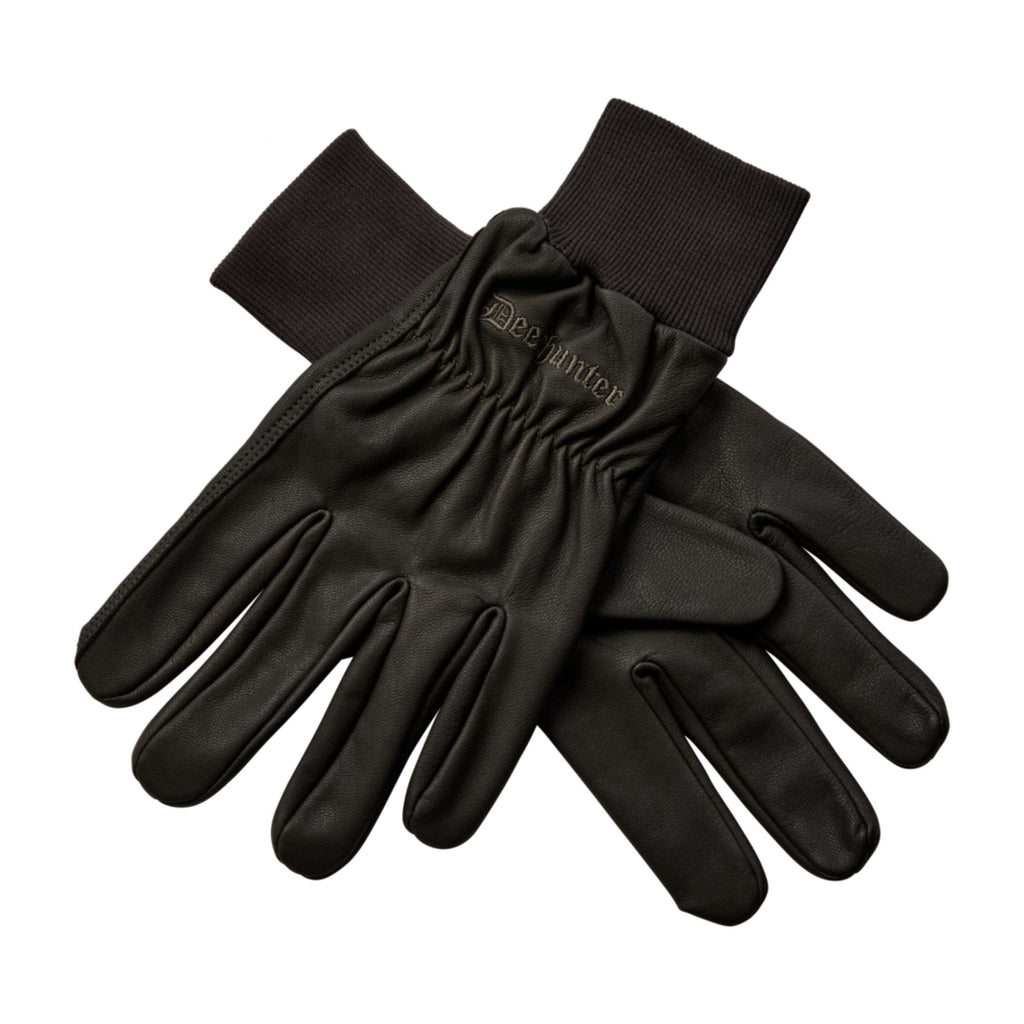 Deerhunter Leather Gloves - Wood