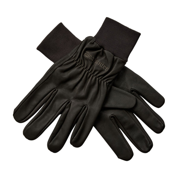 Deerhunter Leather Gloves - Wood