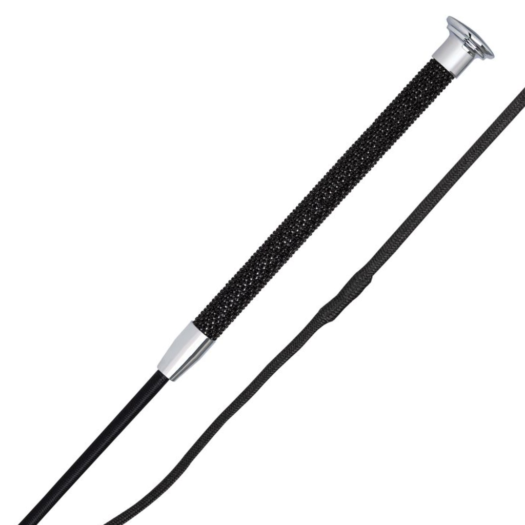 Woof Wear Glitz Dressage Whip - Black