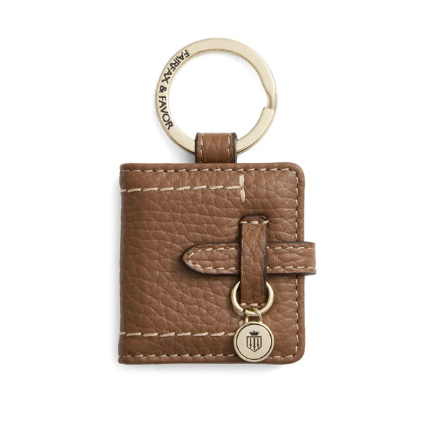 Fairfax & Favor Photo Holder Key Ring - Tan Leather