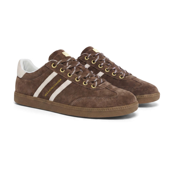 Holland Cooper Knightsbridge Court Trainer - Chocolate
