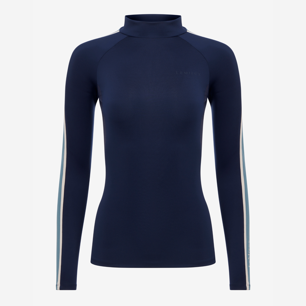 LeMieux Ladies Talia Turtle Neck Base Layer - Navy