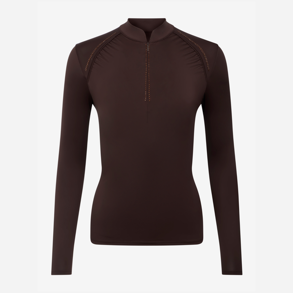 LeMieux Ladies Brilliance Heyden Lightweight Base Layer - Espresso