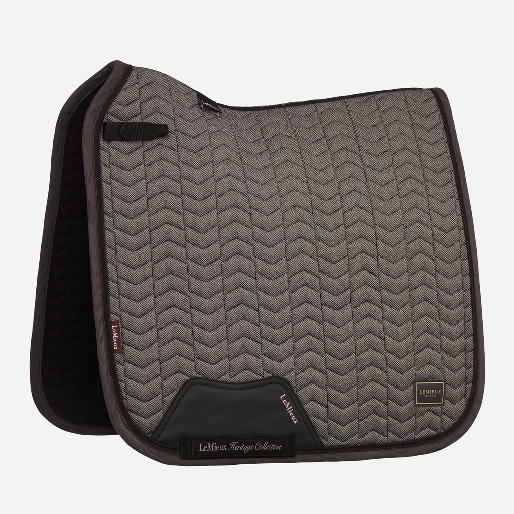 LeMieux Heritage Herringbone Dressage Square - Cocoa