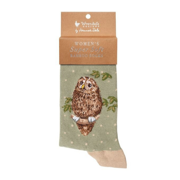 Wrendale Owl Sock - Treetops