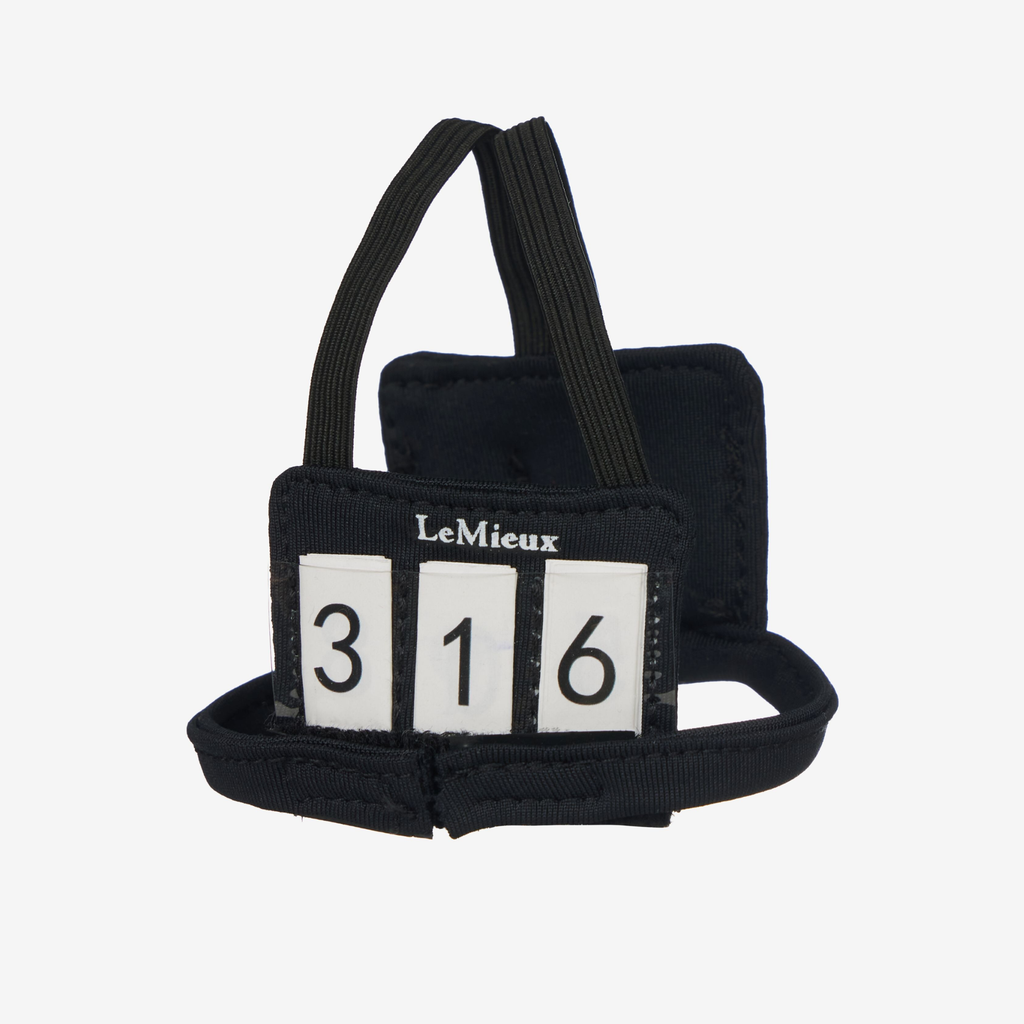 LeMieux Toy Rider Body Protector and Number Bib - Black