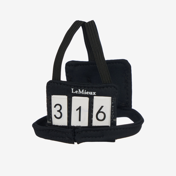 LeMieux Toy Rider Body Protector and Number Bib - Black