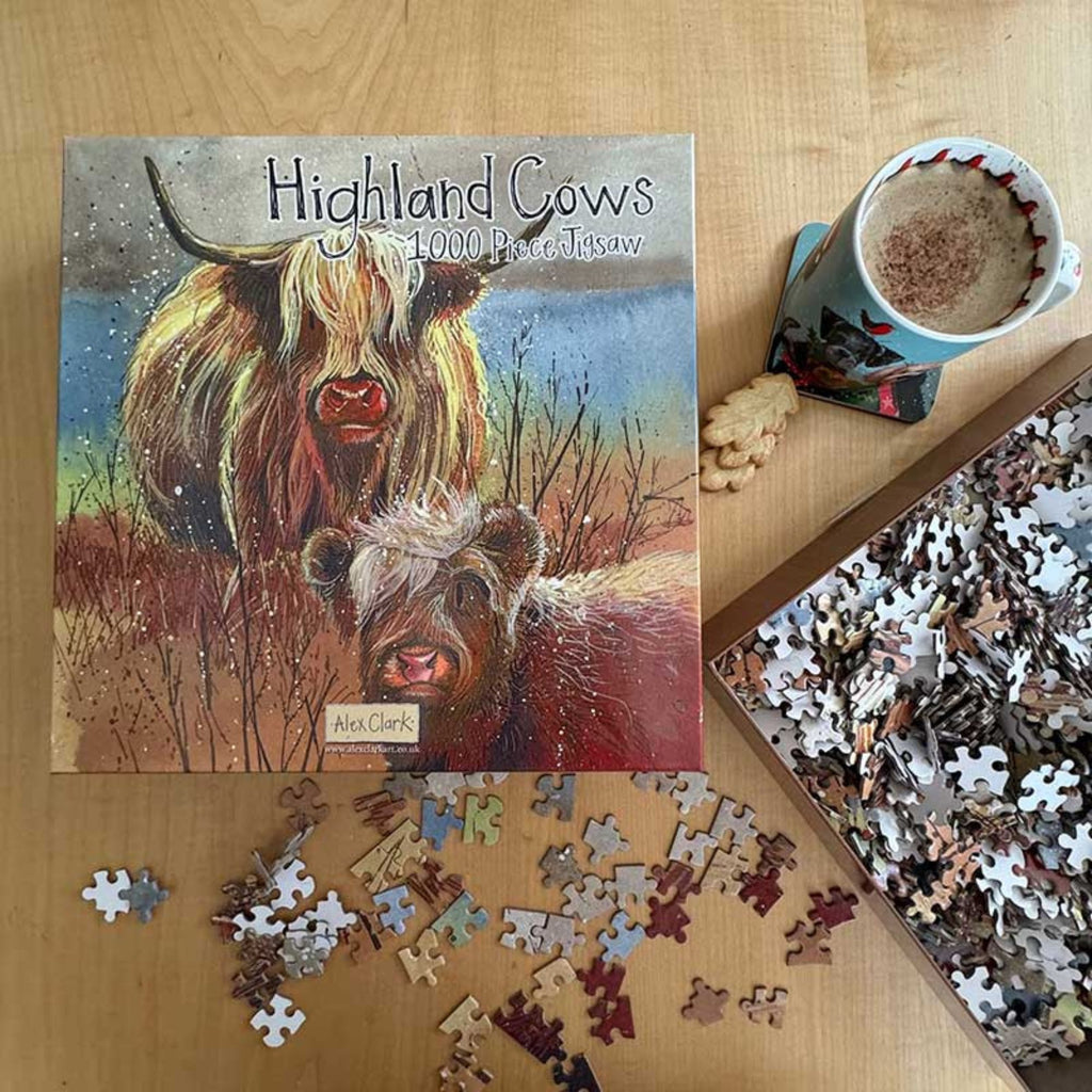 Alex Clark Highland Cow Jigsaw