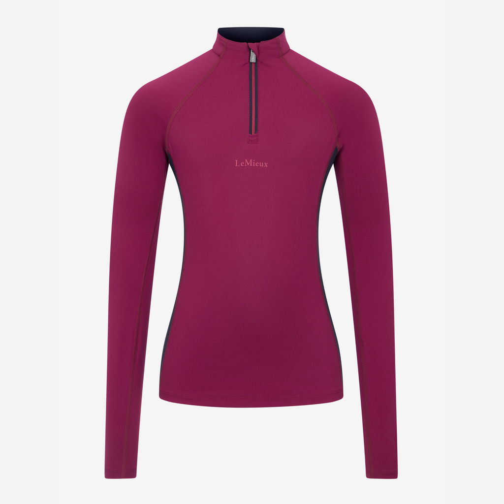 LeMieux Young Rider Classique Base Layer - Blackberry