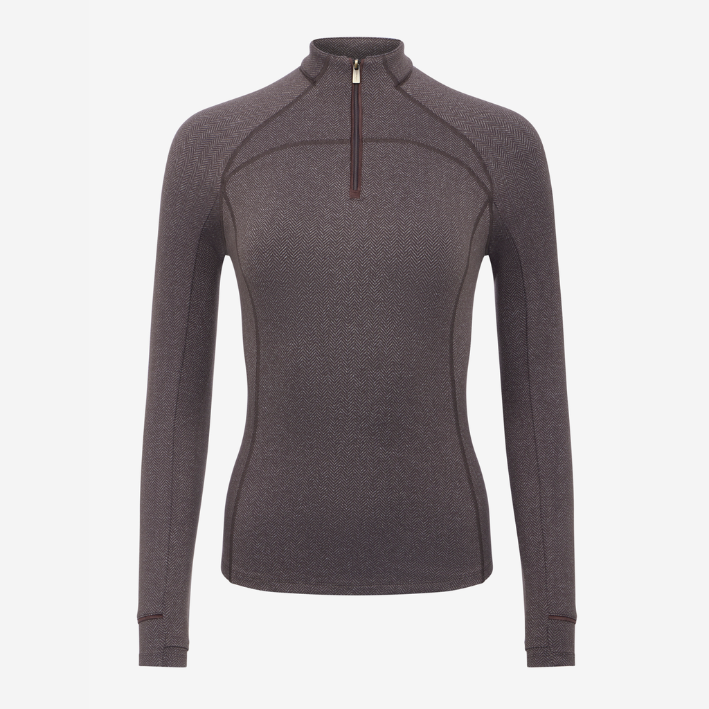 LeMieux Heritage Herringbone Base Layer - Cocoa