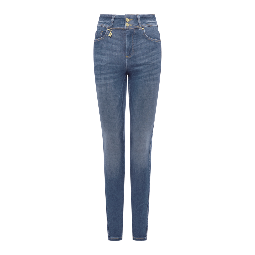 Holland Cooper Ladies Contour Skinny Jean - Aged Indigo