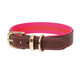 Ruff & Tumble Blakeney Leather Dog Collar - Fuschia