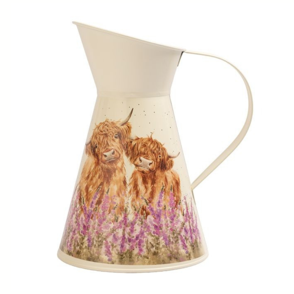 Wrendale Highland Cow Flower Jug - Gentle Giants