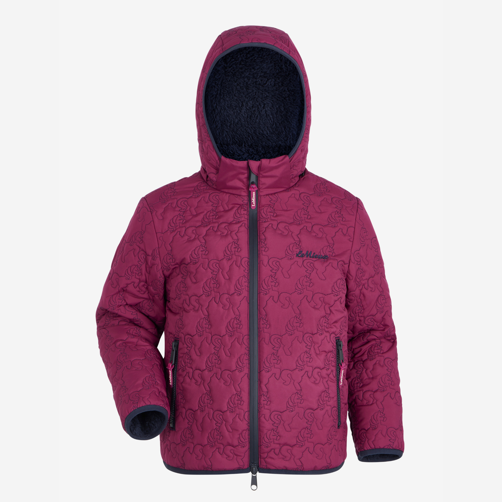 LeMieux Mini Lola Quilted Jacket - Blackberry